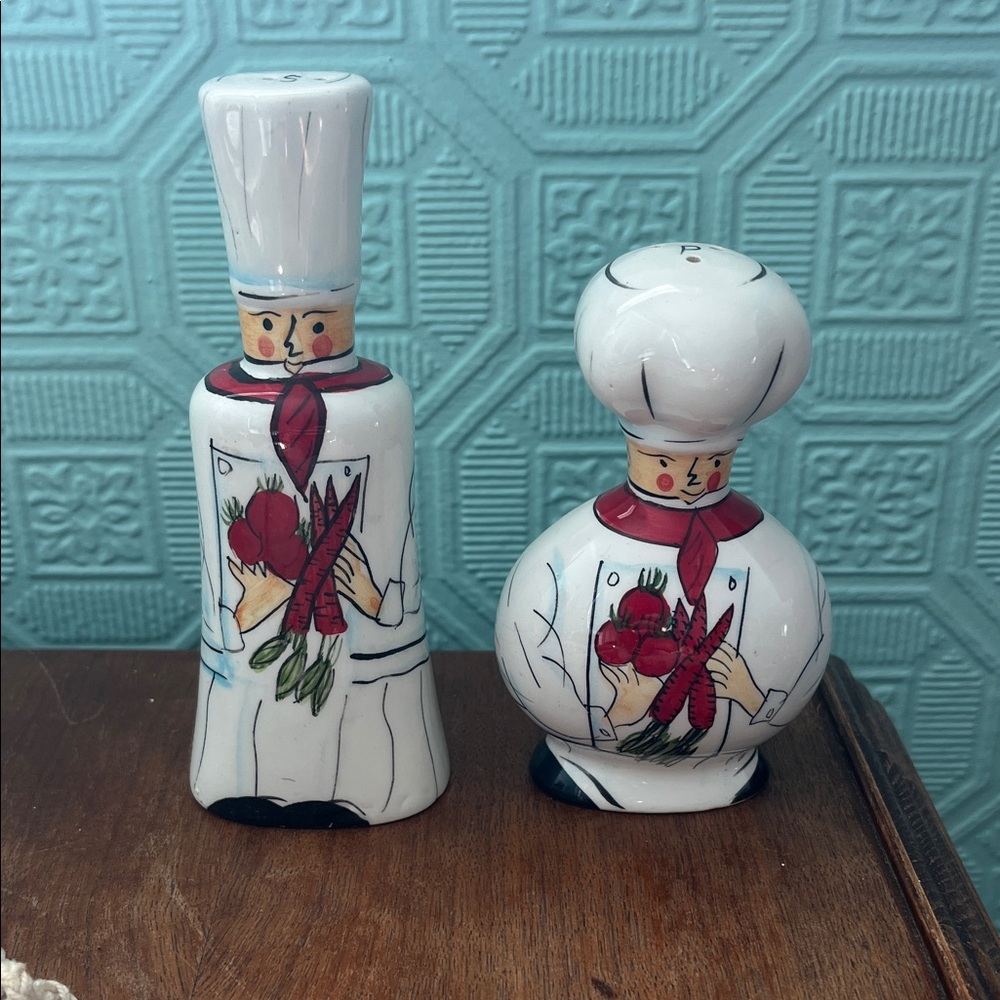 Chef Salt and Pepper Shakers